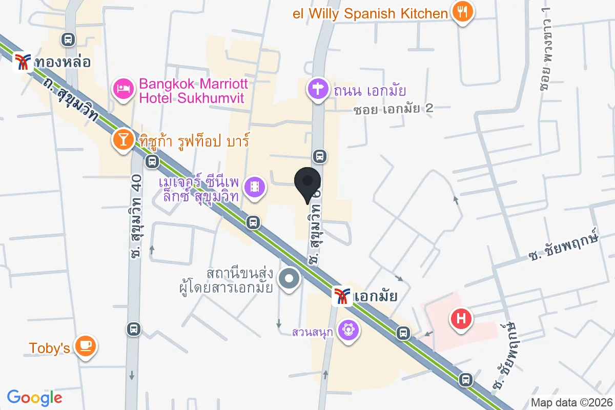 แผนที่ตำแหน่งRosemary Everyday Brasserie