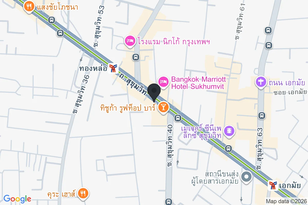 แผนที่ตำแหน่งสิริ แอท สุขุมวิท
