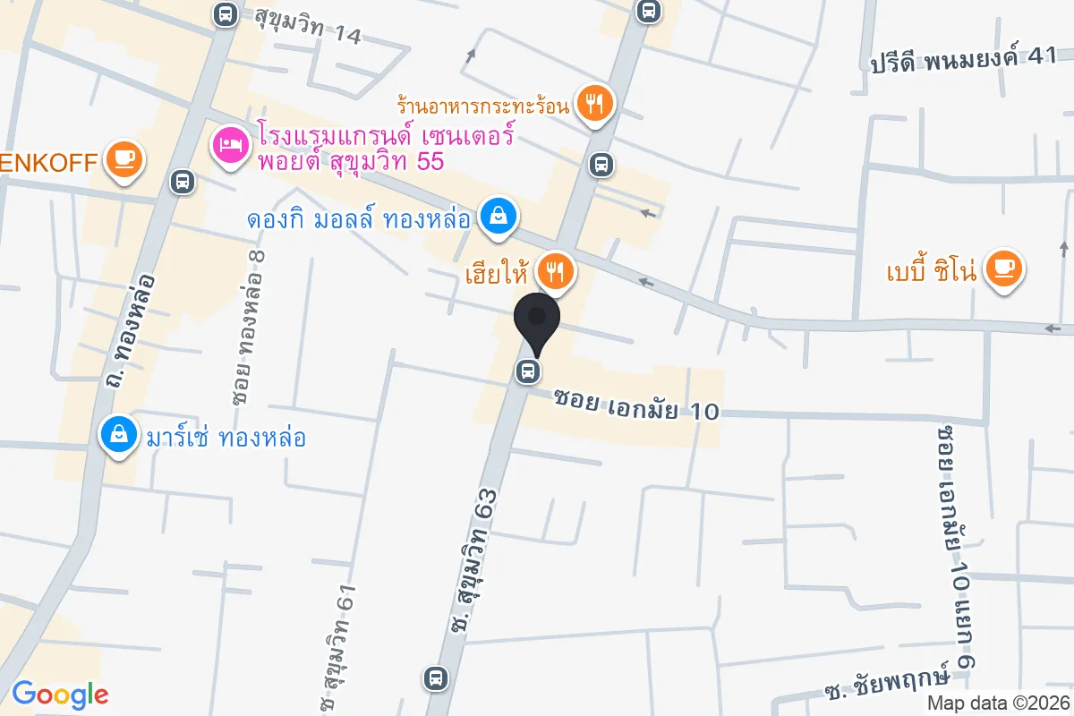แผนที่ตำแหน่งBOTTOMLESS — Ekamai Thonglo