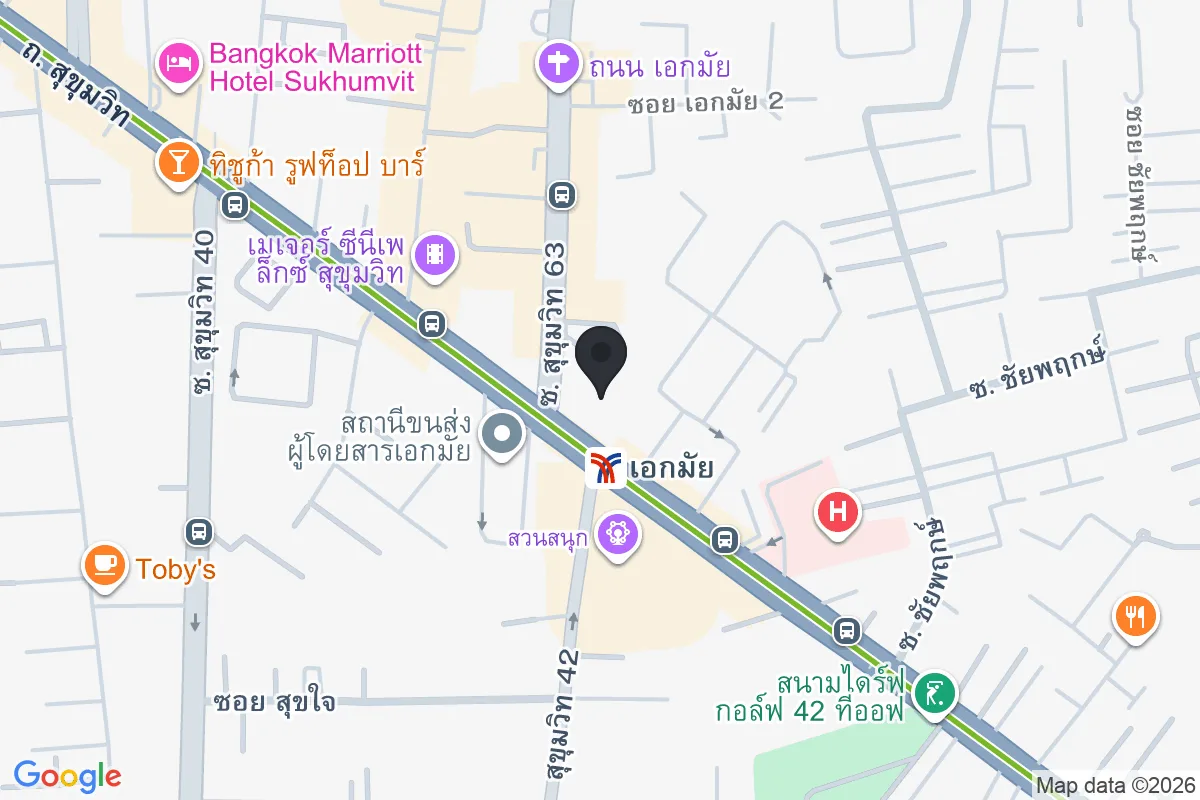 แผนที่ตำแหน่งPRALET - Ekkamai Corner