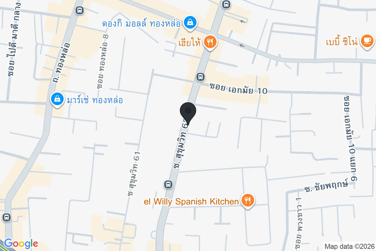 แผนที่ตำแหน่งTamnak Isan Ekamai