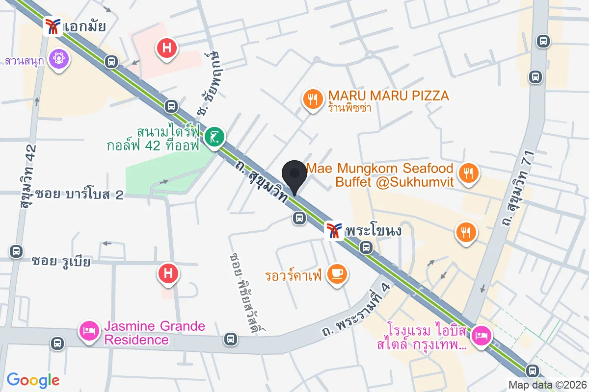 แผนที่ตำแหน่งBarber 1985 Bkk