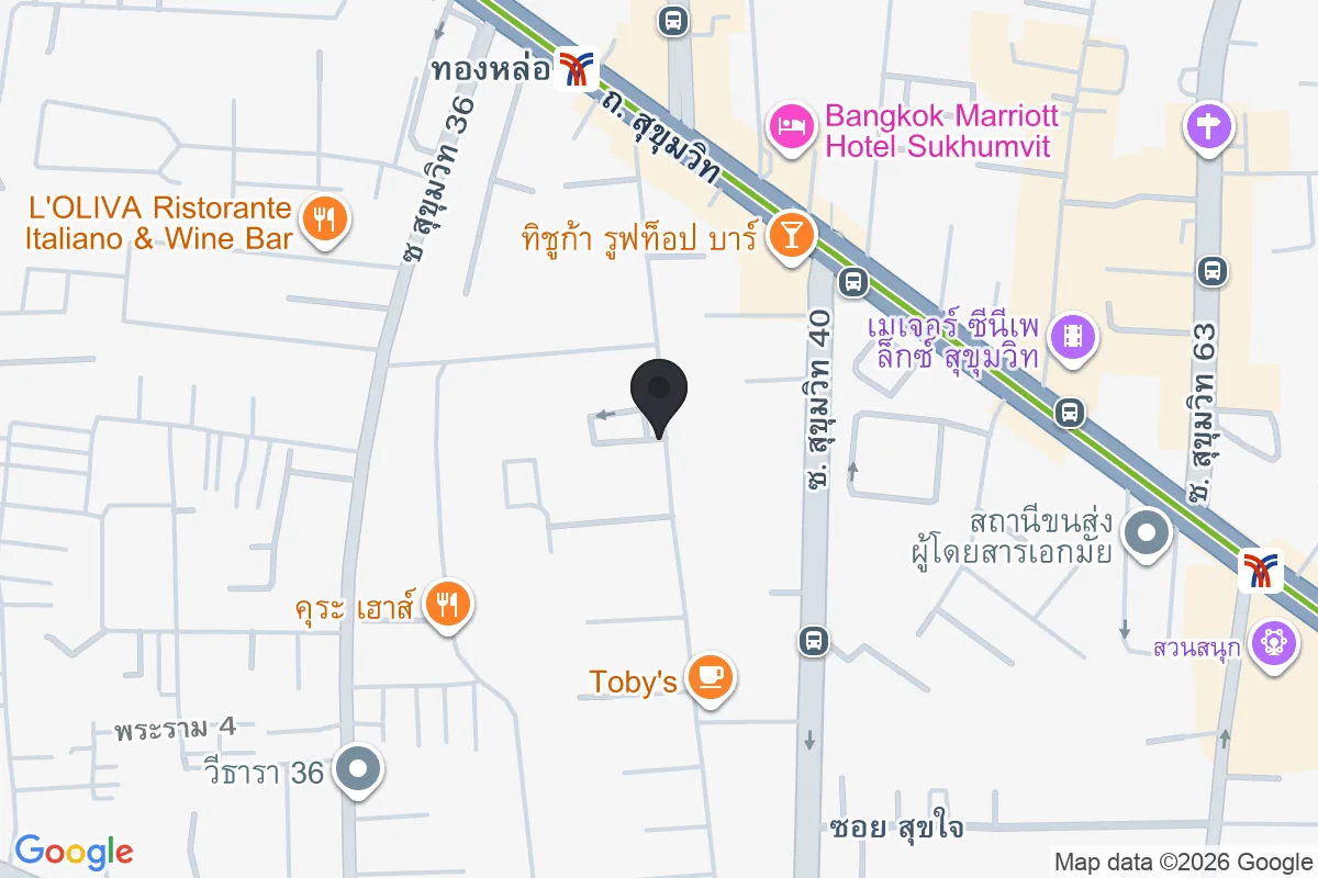 แผนที่ตำแหน่งแอชตัน มอร์ฟ 38 ใกล้BTS ทองหล่อ ย่านเอกมัย