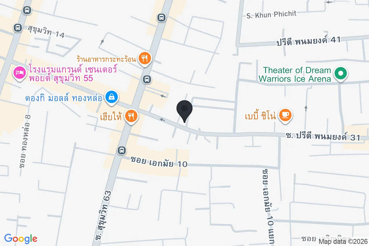 แผนที่ตำแหน่งHome Ekkamai
