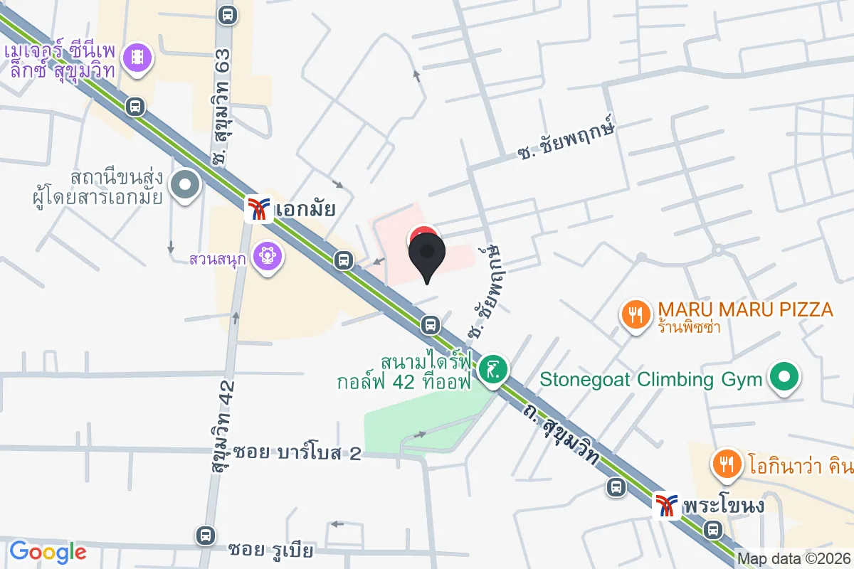 แผนที่ตำแหน่งเดอะลอฟท์ เอกมัย