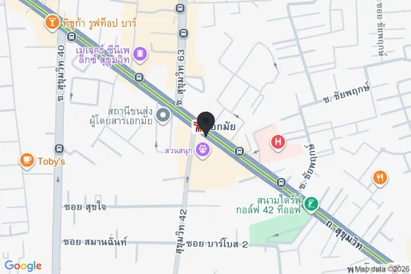 แผนที่ตำแหน่งYuk-Do ยุกโด เกทเวย์ เอกมัย