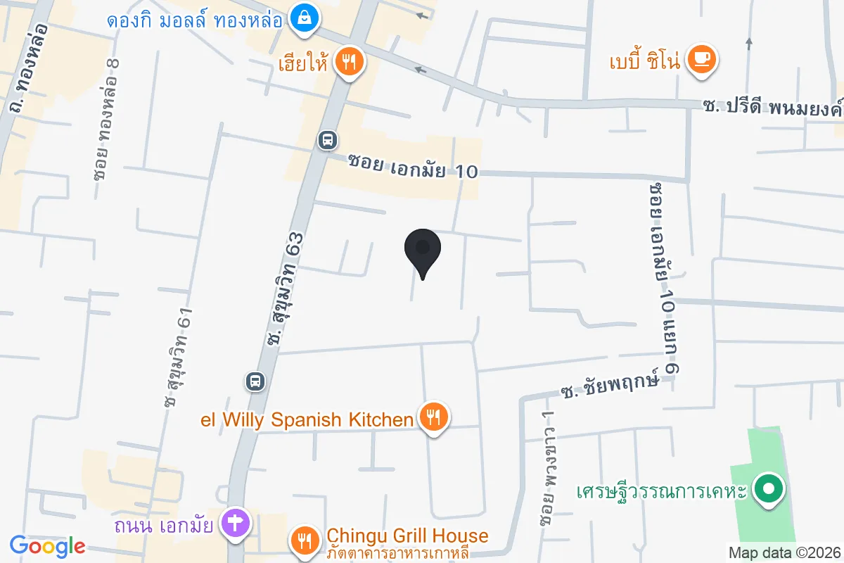 แผนที่ตำแหน่งCross Creek Condominium