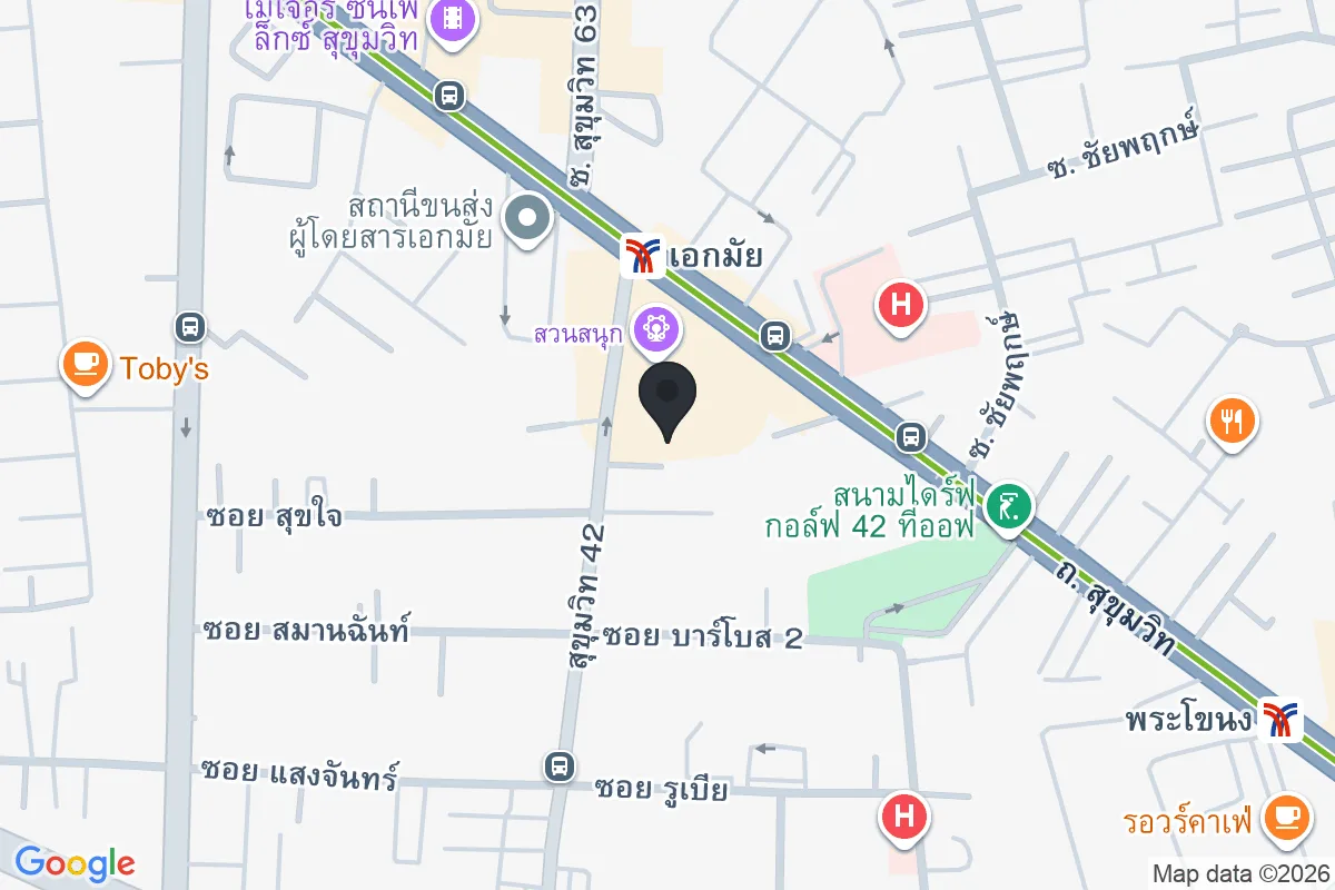 แผนที่ตำแหน่งRHYTHM สุขุมวิท 42 | RHYTHM Sukhumvit 42
