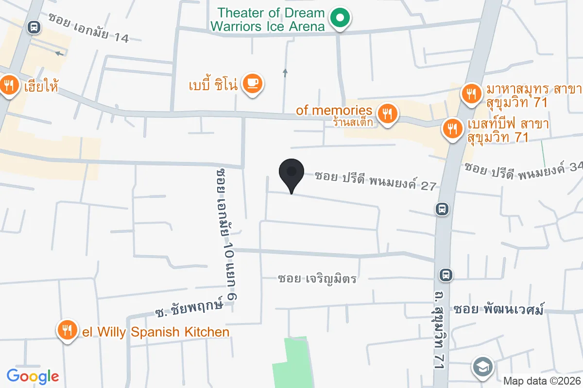แผนที่ตำแหน่งซาวเอกมัย ZAO EKKAMAI