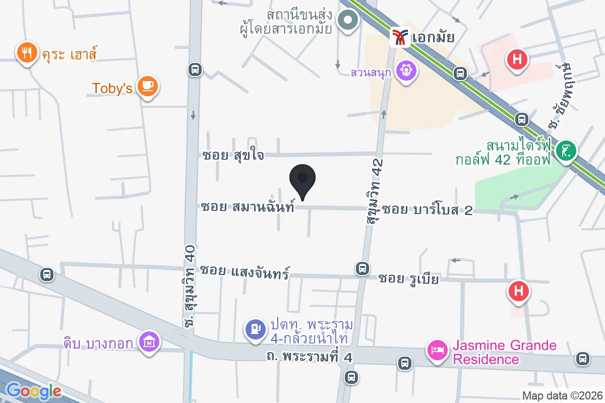 แผนที่ตำแหน่งทรี คอนโด เอกมัย (สุขุมวิท 40)