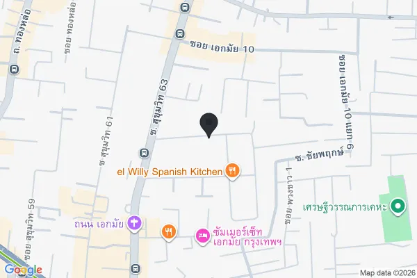 แผนที่ตำแหน่งEKM6 ( Every Kind Moment @ ekamai soi 6)