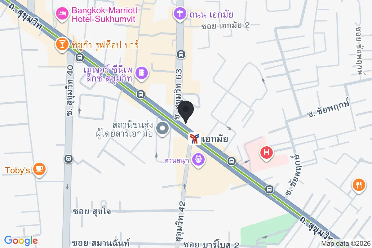 แผนที่ตำแหน่งTonkatsu AOKI @ Ekkamai Corner