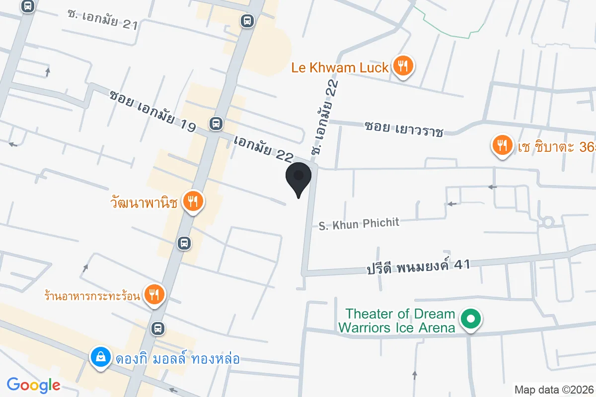 แผนที่ตำแหน่งMattani Suites