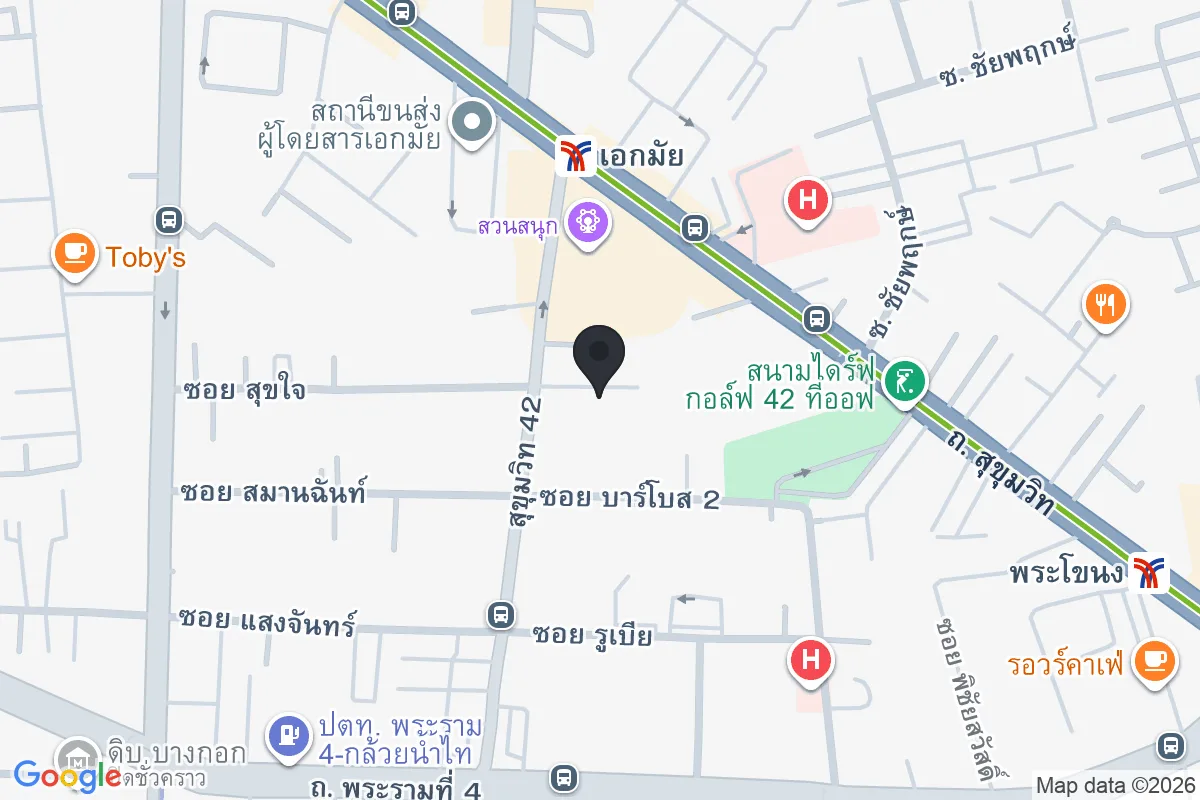 แผนที่ตำแหน่งดิ แอดเดรส สุขุมวิท 42