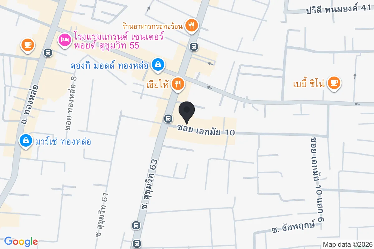 แผนที่ตำแหน่งTurn Ekkamai